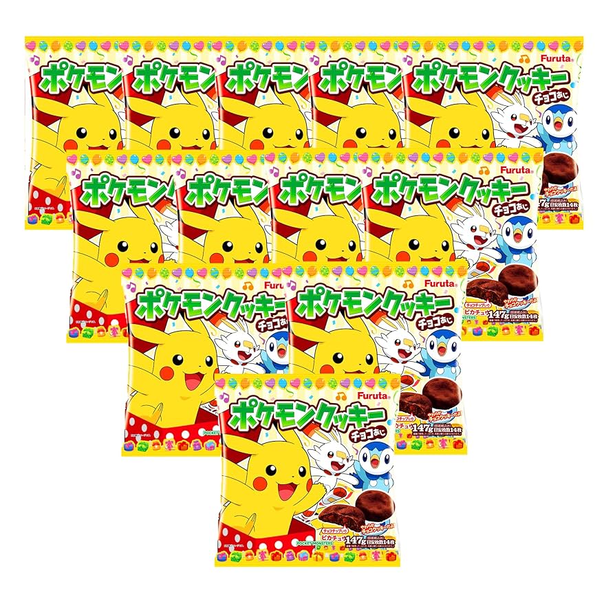 Amazon.co.jp: フルタ製菓 ポケットモンスタークッキー 147g ×12